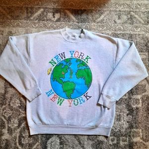 Vintage New York crew neck sweatshirt mens size XL